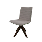 Cadeira De Jantar Giratória Imbuia Buenos Aires - Cinza Claro