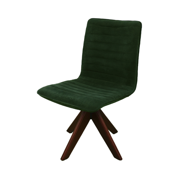 Cadeira De Jantar Giratória Imbuia Buenos Aires - Verde
