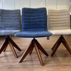 Cadeira De Jantar Giratória Mel Buenos Aires - Preta