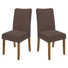 Cadeira De Jantar Golden Demolição Pena Marrom 2 Unidades Dj