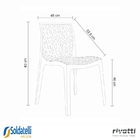 Cadeira De Jantar Gruv Chumbo