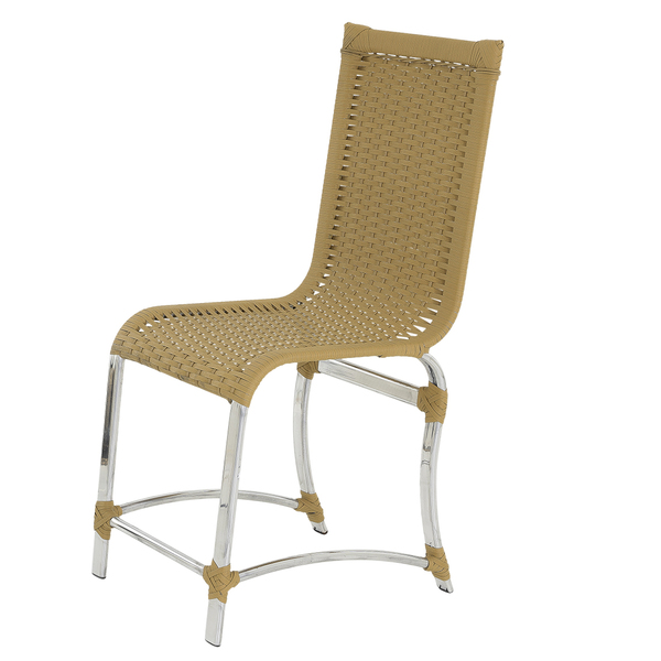 Cadeira De Jantar Haiti Em Alumínio Para Cozinha, Piscina, Ed