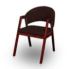 Cadeira De Jantar Hellen Base Em Madeira Mel Facto Marrom