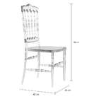 Cadeira De Jantar Hematita Cristal