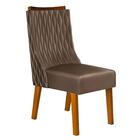 Cadeira De Jantar Jade Freijó Veludo Moca 2 Unidades Dj Móveis