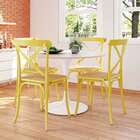 Cadeira De Jantar Katrina Amarela