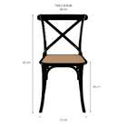 Cadeira De Jantar Katrina Preta