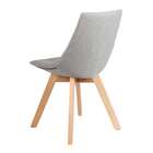 Cadeira De Jantar Leila Estofada Cinza