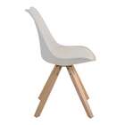 Cadeira De Jantar Ligia Estofada Bege