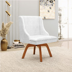 Cadeira De Jantar Liz Corino Glow Branco Base Giratória Madei