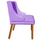 Cadeira De Jantar Liz Corino Lilás Pés Palito Castanho D'rossi