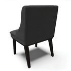 Cadeira De Jantar Liz Corino Preto Base Fixa Madeira Preto D0