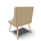 Cadeira De Jantar Liz Linho Palha A32 Pés Palito Natural - D'