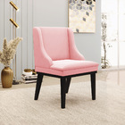 Cadeira De Jantar Liz Suede Base Fixa Madeira Preto D03 - D'r