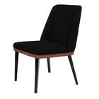 Cadeira De Jantar Londres Suede Preto