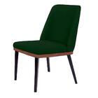 Cadeira De Jantar Londres Suede Verde