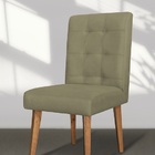 Cadeira De Jantar Luna Suede Cappuccino - Meu Lar Decorações