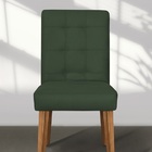 Cadeira De Jantar Luna Suede Verde - Meu Lar Decorações