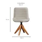 Cadeira De Jantar Lusk Cru