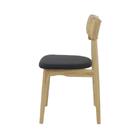 Cadeira De Jantar Luxo Moderna Estofada Em Palha Natural Rúst