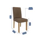 Cadeira De Jantar Mdf 2 Peças Encosto Fixo Maia Cimol