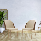 Cadeira De Jantar Mila Aço Ouro.f Corano Marrom/lona Bege - N