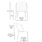 Cadeira De Jantar Mila Aço Ouro.f Corano Marrom/lona Bege - N