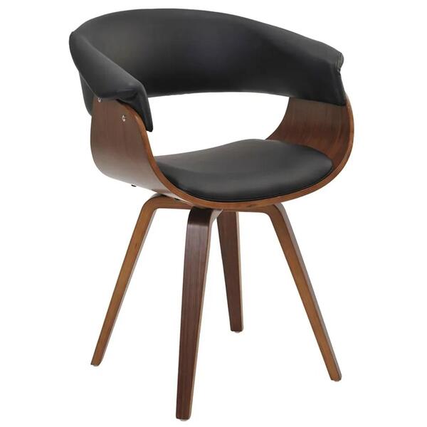 Cadeira De Jantar Moderna Base Madeira Fixa Betani R02 Sintét