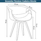 Cadeira De Jantar Nicole Preta