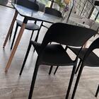 Cadeira De Jantar Nina Preta Design Sofisticado