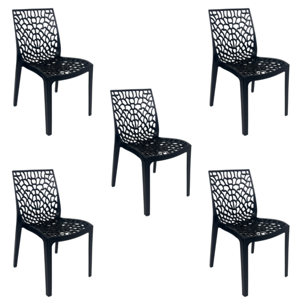 Cadeira De Jantar Oficial Gruvyer - Preto - 5