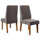 Cadeira De Jantar Ondina Freijó Veludo Lunar 2 Unidades Dj Mó