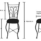 Cadeira De Jantar Para Mesa De Chá Conjunto Com 3 Estilo Indu