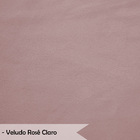 Cadeira De Jantar Pétala Estofada Pés Palito Veludo Rosê Clar