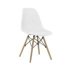 Cadeira De Jantar Pp Com Encosto Fixo Eloá Branco