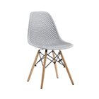 Cadeira De Jantar Pp Com Encosto Fixo Eloá Cinza