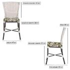 Cadeira De Jantar Reforçada Em Alumínio E Fibra Estofado Impe