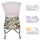 Cadeira De Jantar Reforçada Em Alumínio E Fibra Estofado Impe