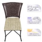 Cadeira De Jantar Reforçada Em Alumínio E Fibra Estofado Impe