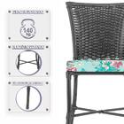 Cadeira De Jantar Reforçada Em Alumínio E Fibra Estofado Impe