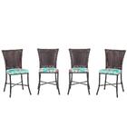 Cadeira De Jantar Reforçada Em Alumínio E Fibra Estofado Impe