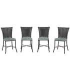 Cadeira De Jantar Reforçada Em Alumínio E Fibra Estofado Impe