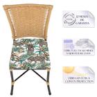 Cadeira De Jantar Reforçada Em Alumínio E Fibra Estofado Impe