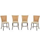 Cadeira De Jantar Reforçada Em Alumínio E Fibra Estofado Impe