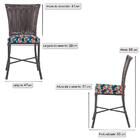 Cadeira De Jantar Reforçada Em Alumínio E Fibra Estofado Impe