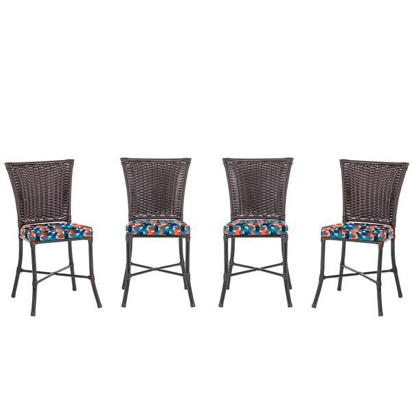 Cadeira De Jantar Reforçada Em Alumínio E Fibra Estofado Impe