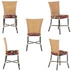 Cadeira De Jantar Reforçada Em Alumínio E Fibra Estofado Impe