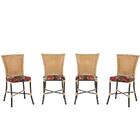 Cadeira De Jantar Reforçada Em Alumínio E Fibra Estofado Impe