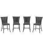 Cadeira De Jantar Reforçada Em Alumínio E Fibra Estofado Impe