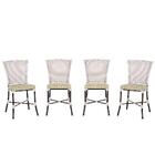 Cadeira De Jantar Reforçada Em Alumínio E Fibra Estofado Impe